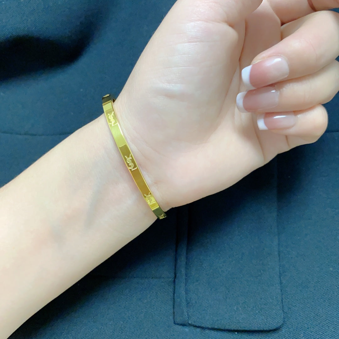 18K Saint Laurent YSL Bracelet
