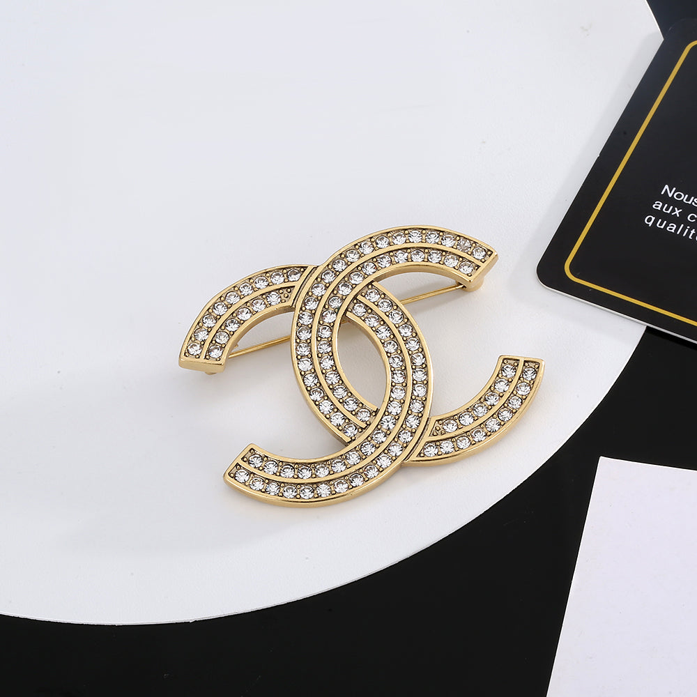 18K Chanel Diamond Brooch