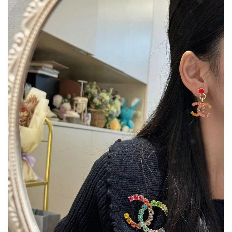 18K Chanel Color Crystal Brooch