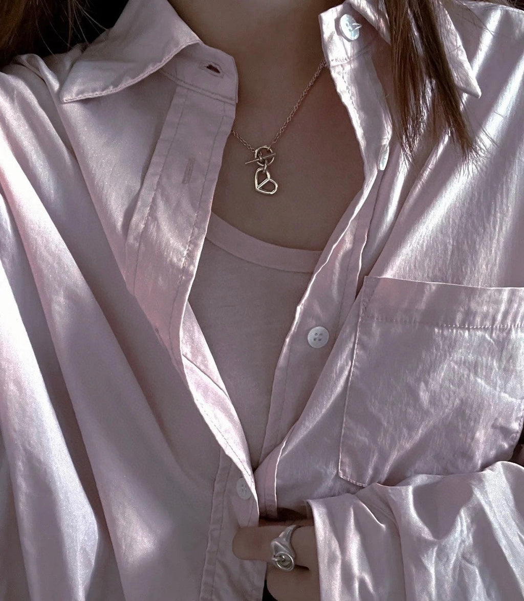 18K Cache-coeur Amulette Pendant Hermès Necklace
