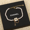 18K Chanel Pearls Choker Necklace