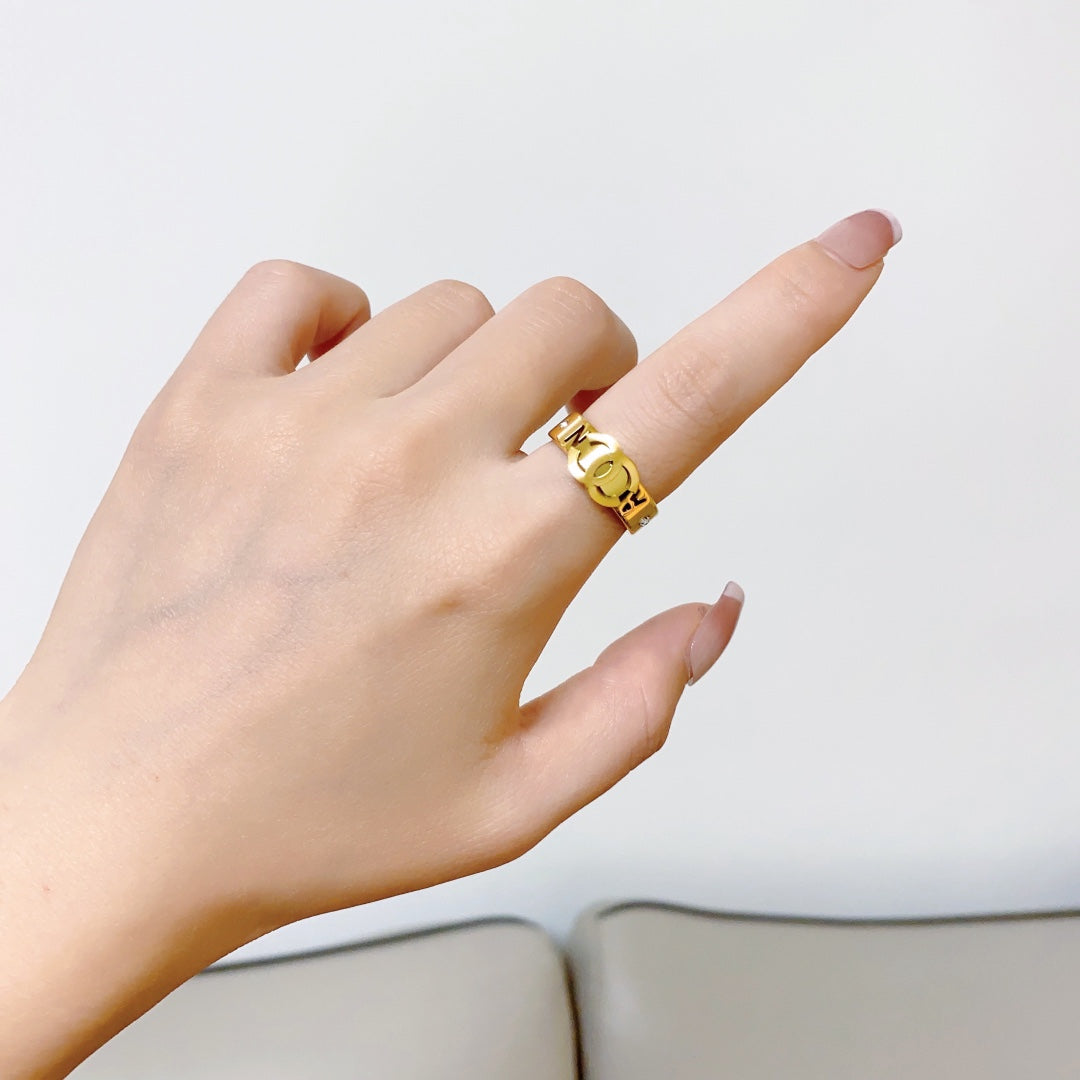 18K Chanel Yellow Gold Ring