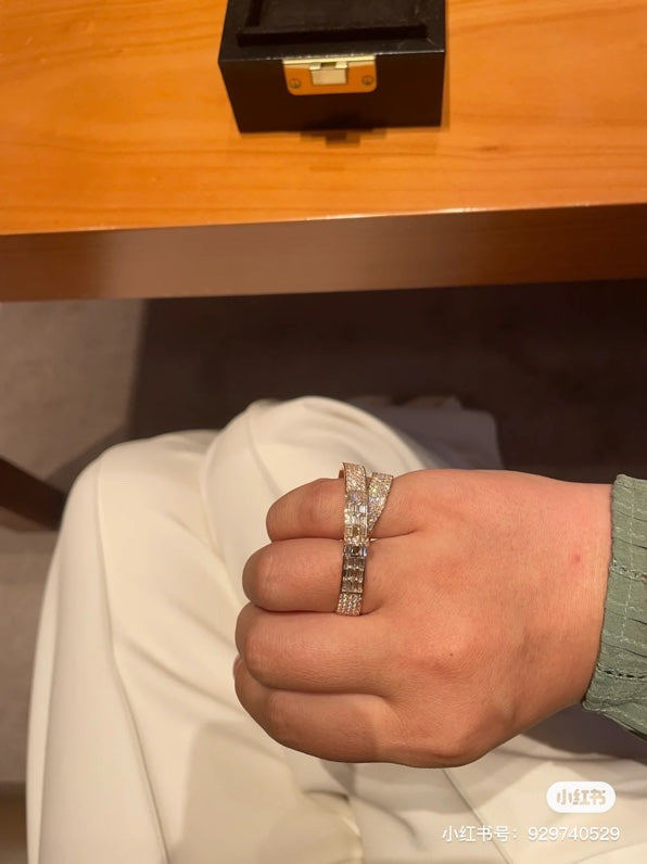 18K Kelly Gavroche Double Hermès Ring