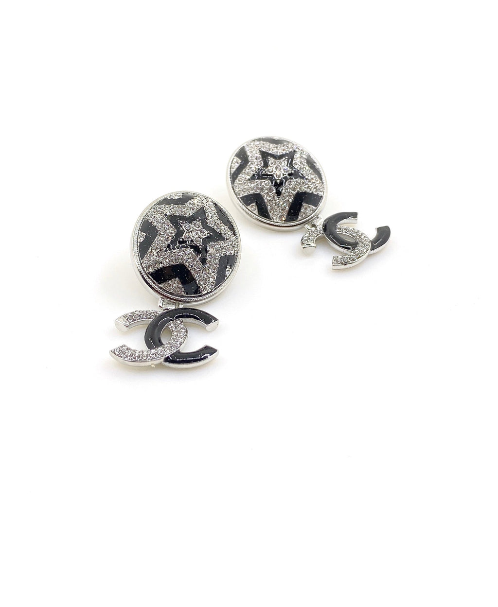 18K Chanel Diamond Earrings