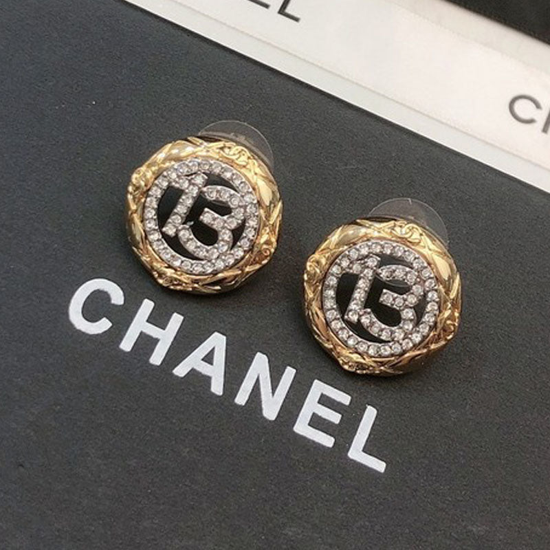 18K Chanel No.13 Diamond Earrings