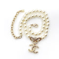 18K Chanel Pearls Choker Necklace