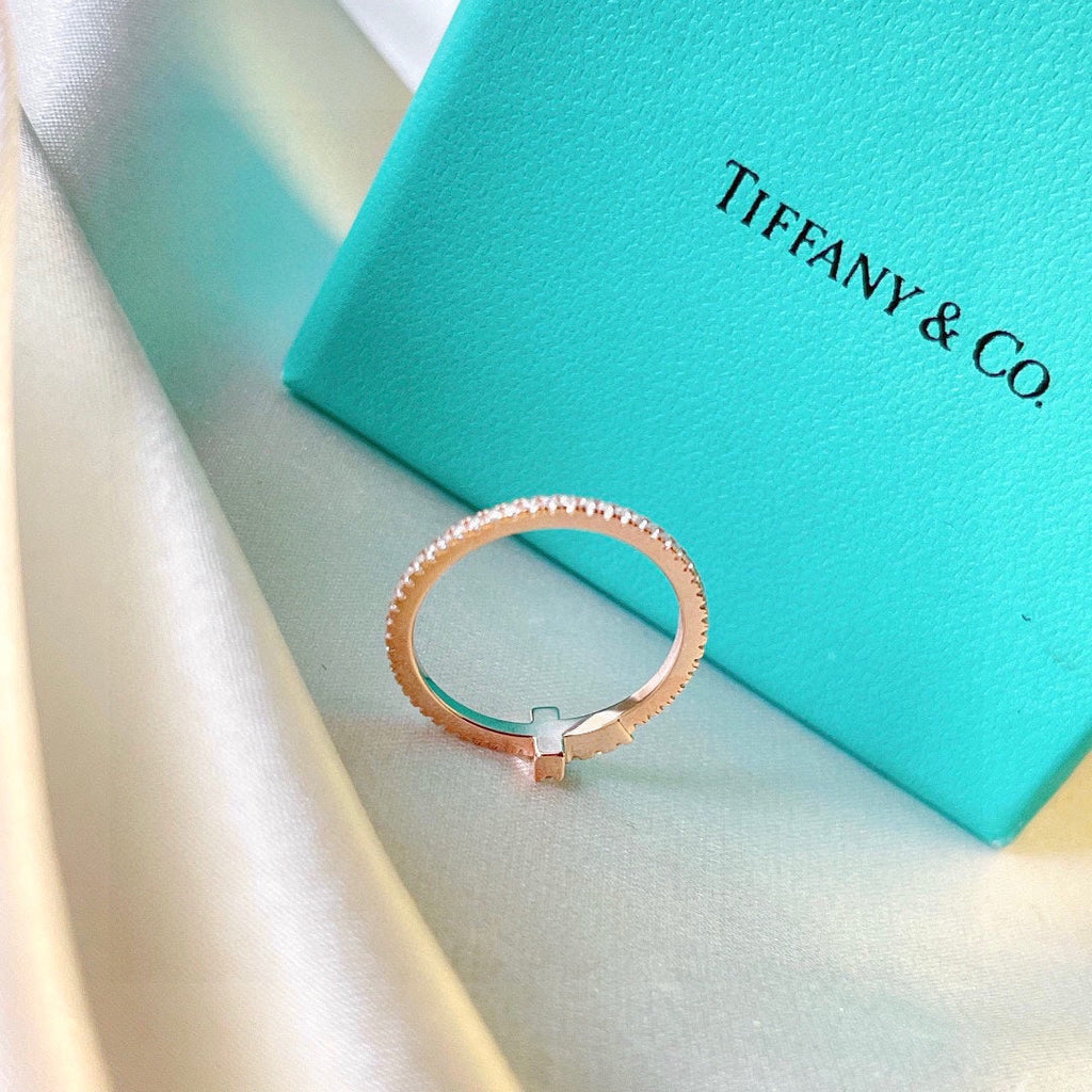 18K Tiffany & Co. Diamond Wire Ring