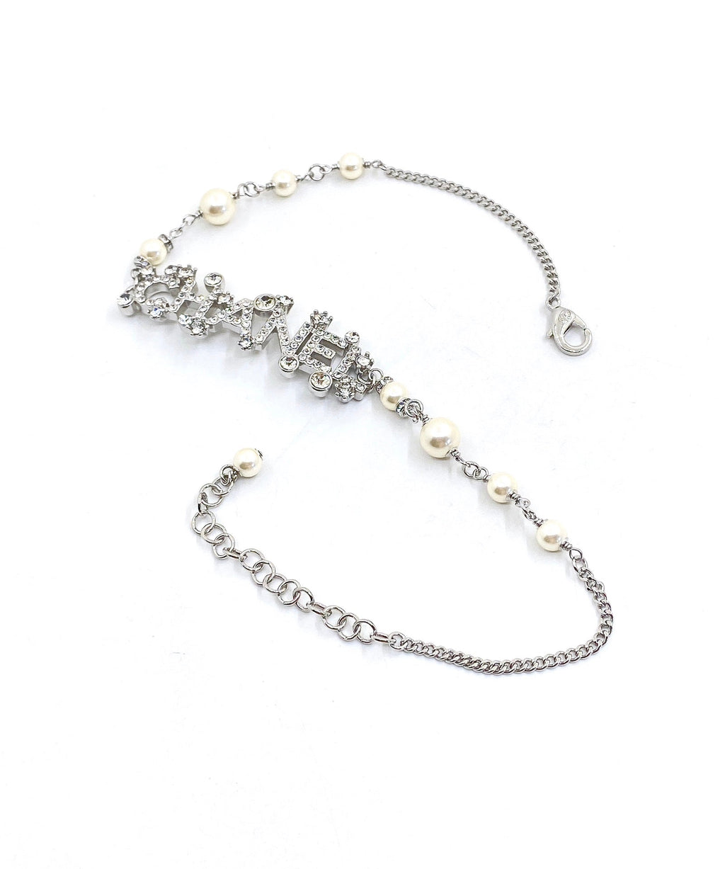 18K Chanel Crystals Necklace
