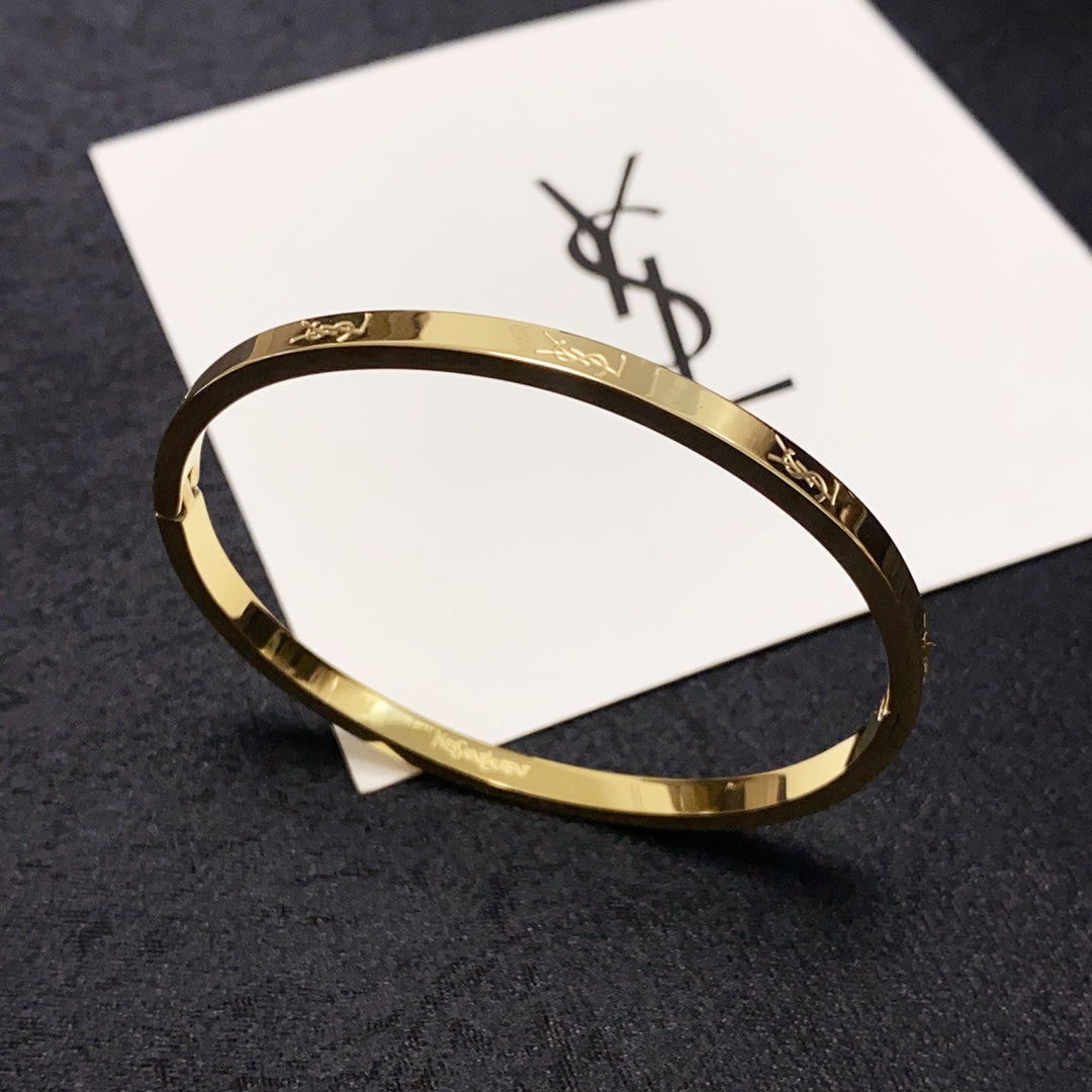 18K Saint Laurent YSL Bracelet