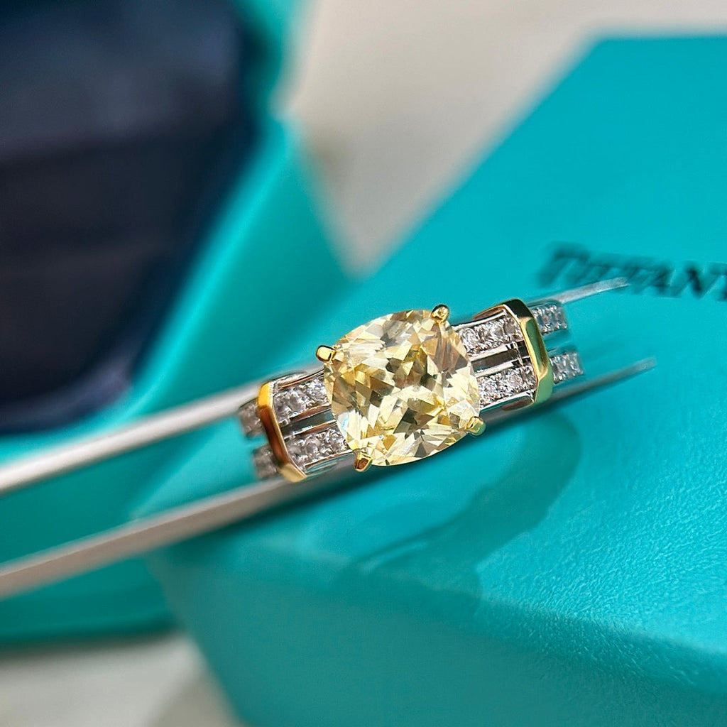 18K Tiffany & Co. Schlumberger Stone Ring