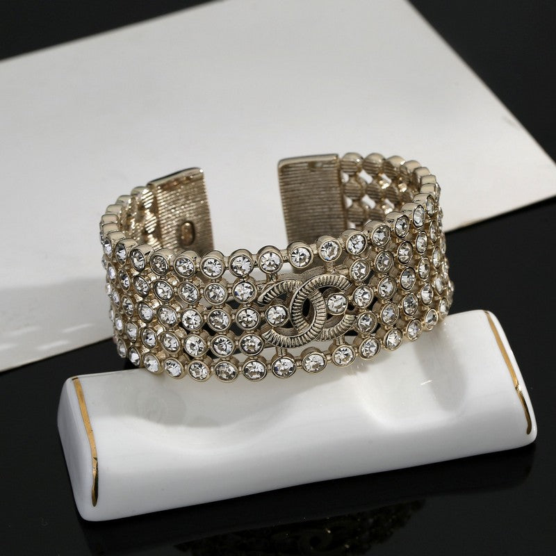 18K Chanel Diamond Cuff Bracelet
