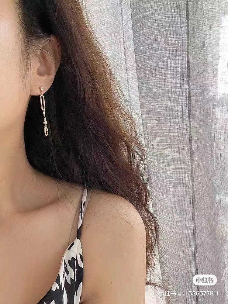 18K Chaine D'ancre Chaos Hermès Earrings