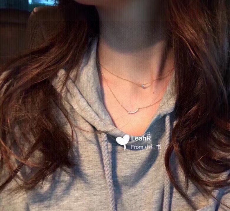18K Tiffany & Co. Small Diamond Pendant Necklace