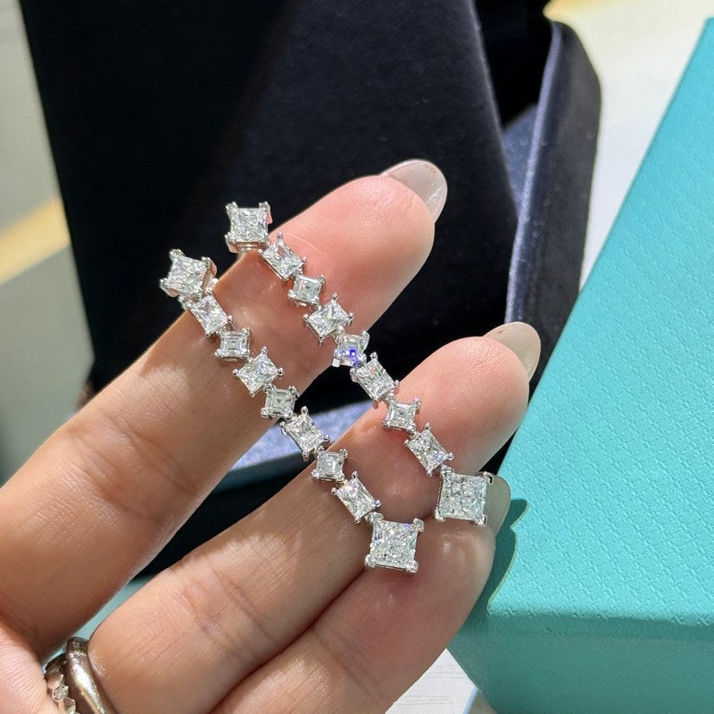 18K Tiffany & Co. Diamond Earrings