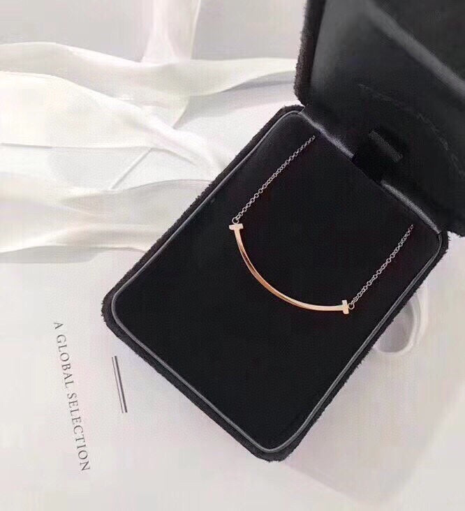 18K Tiffany & Co. Medium Diamond Pendant Necklace