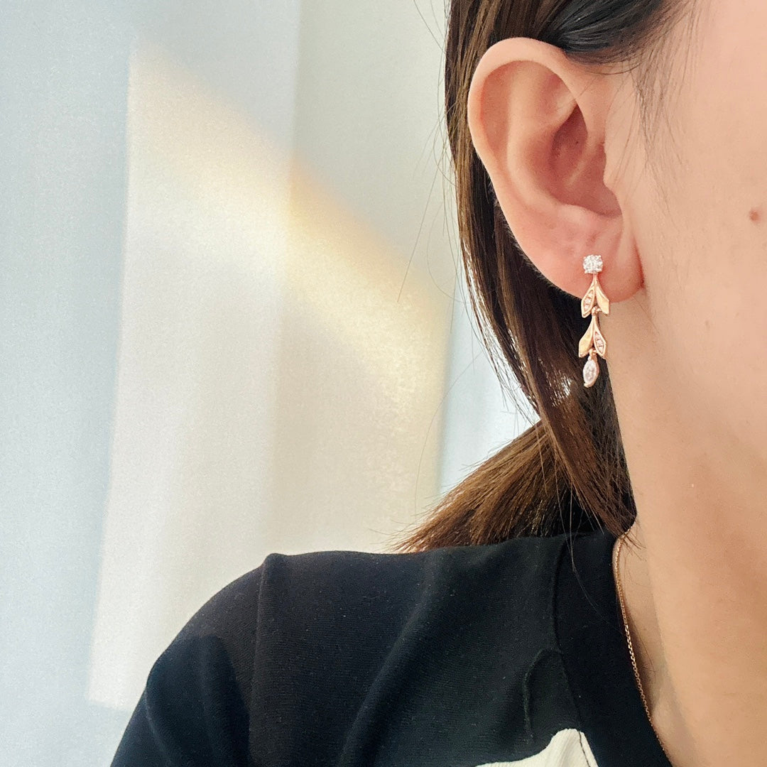 18K Tiffany & Co. Victoria Vine Convertible Drop Earrings