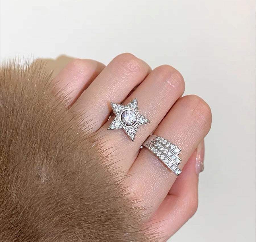 18K Chanel Comete Diamonds Ring