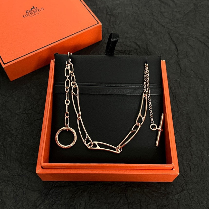 18K Chaine D'ancre Chain Hermès Necklace