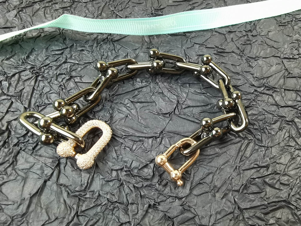 18K Tiffany & Co. HardWear Titanium Bracelet