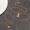 18K Chanel Perfume Bottle Necklace
