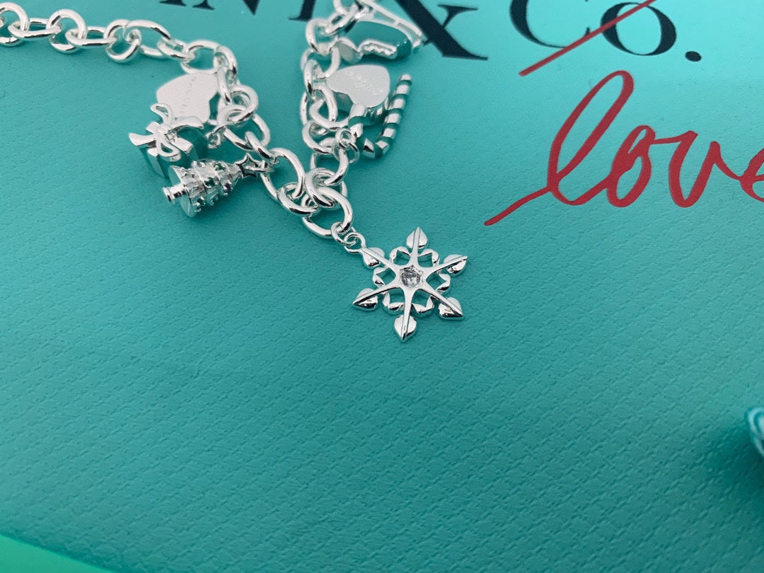 18K Tiffany & Co. Christmas Tag Bracelet