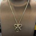 18K Chanel Gold Bow Tie Necklace