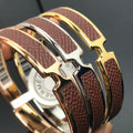 18K Olympe Light Brown Hermès Bracelet