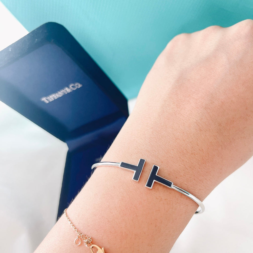 18K Tiffany & Co. Black Bracelet
