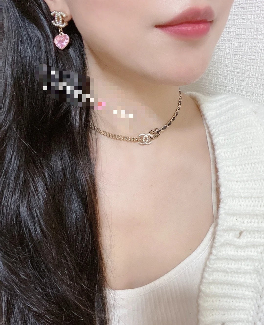 18K Chanel Black & White Necklace