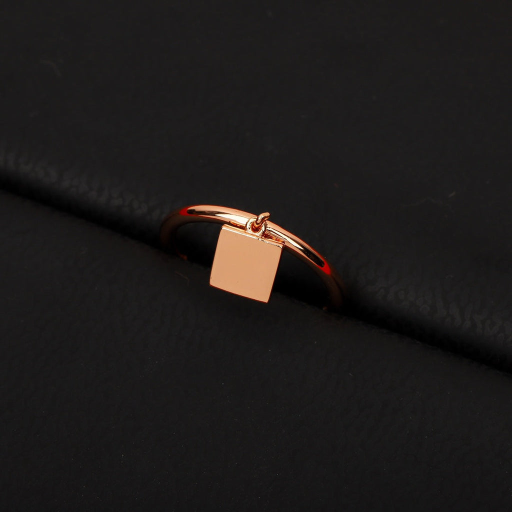 18K Chaine D'ancre Verso Hermès Ring