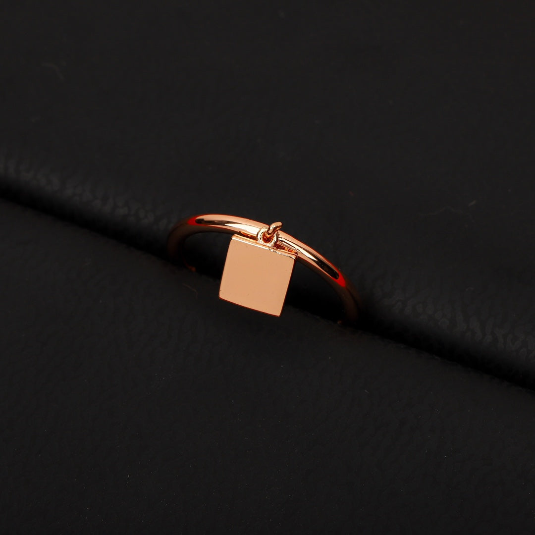 18K Chaine D'ancre Verso Hermès Ring