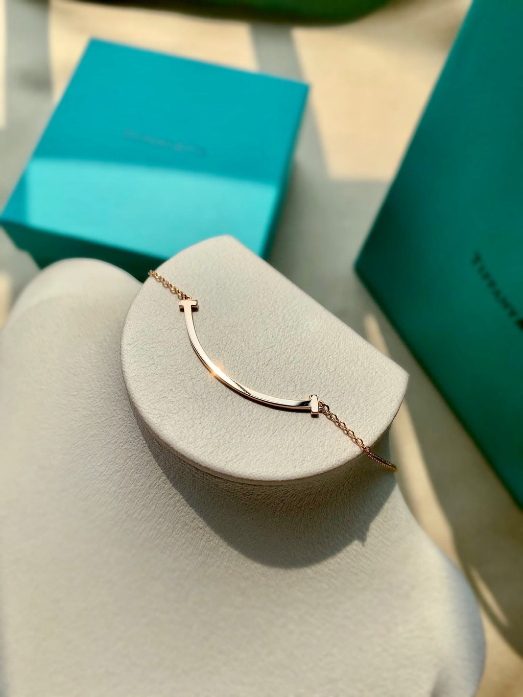 18K Tiffany & Co. Smile Pendant Necklace