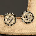 18K Chanel Strass Earrings