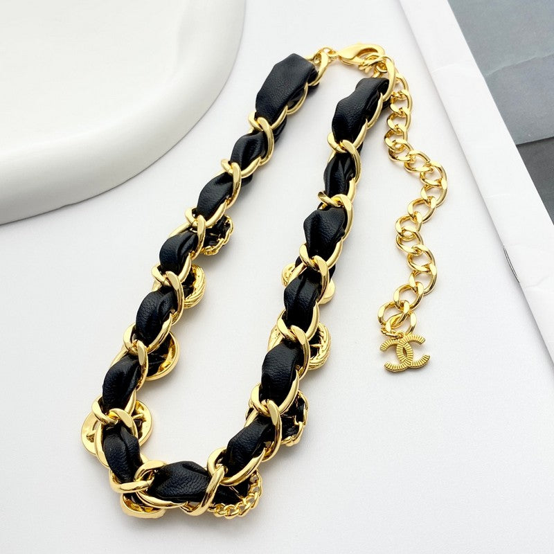 18K Chanel 2024 Leather Necklace