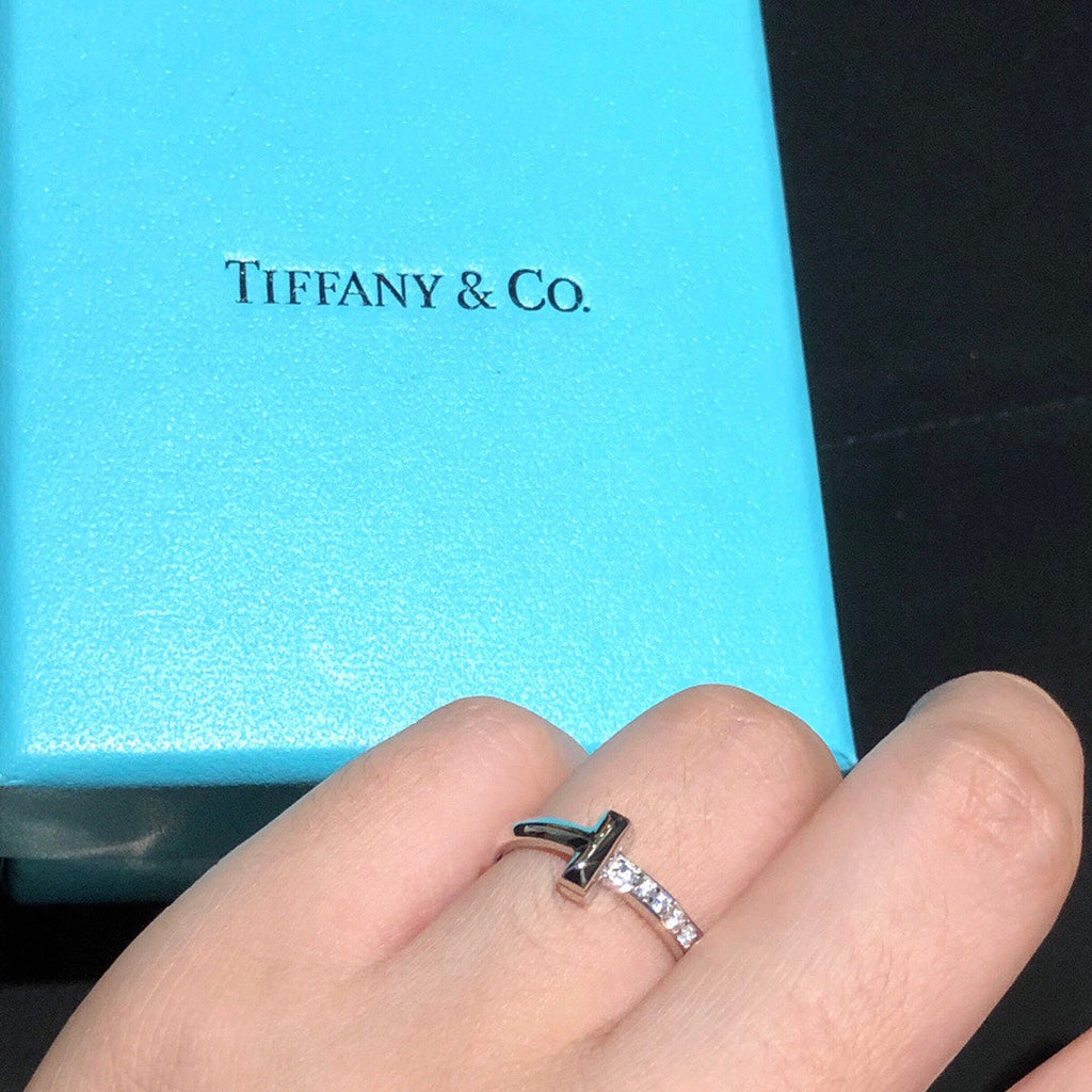 18K Tiffany & Co. T1 Diamond Ring
