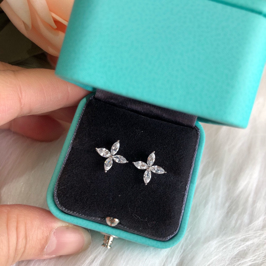 18K Tiffany & Co. Victoria Earrings
