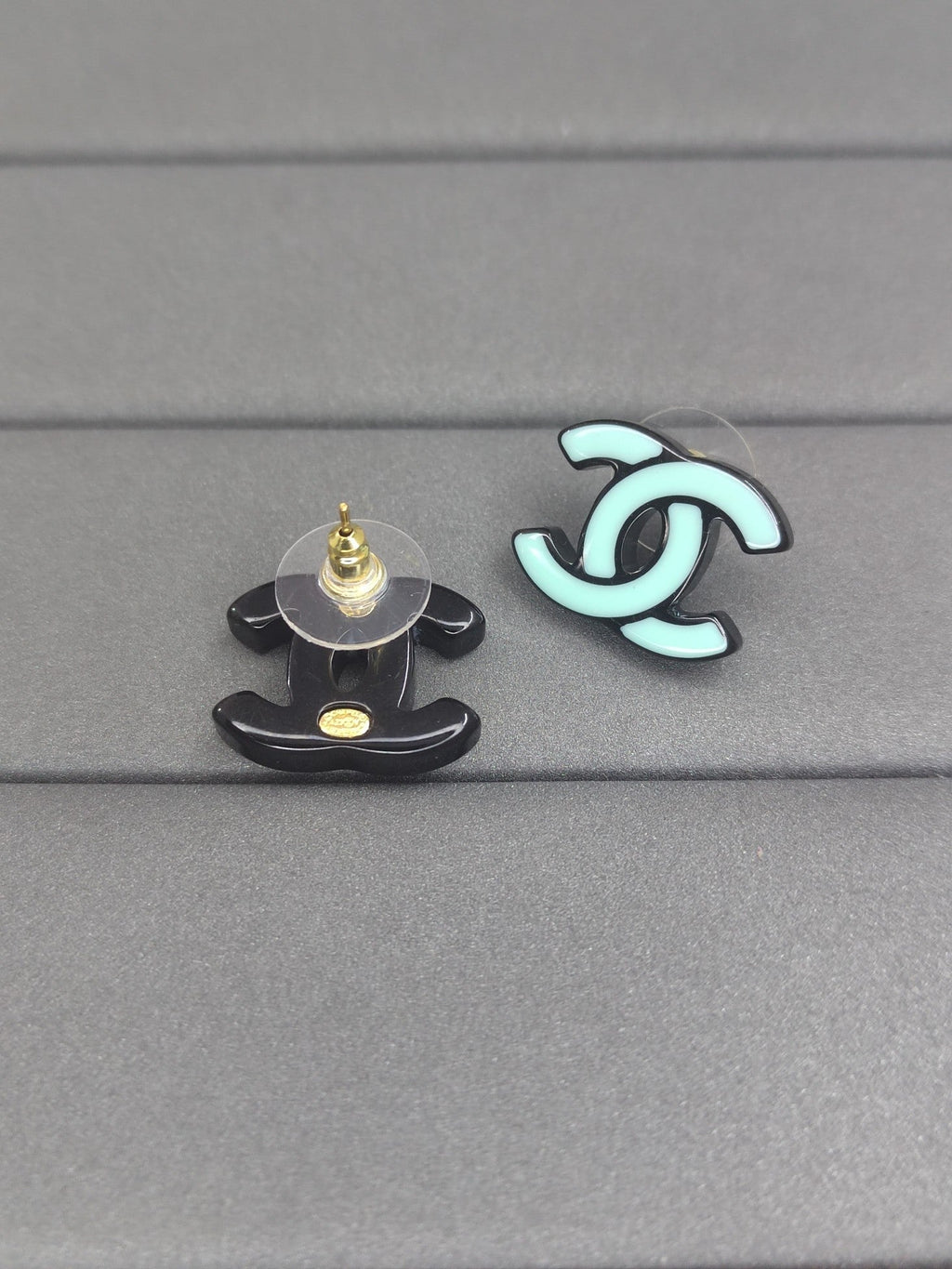 18K Classic Blue Chanel Earrings