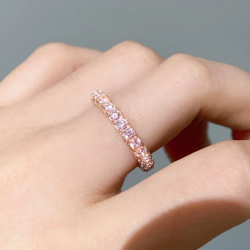 18K Tiffany & Co. Pink Crystal Ring