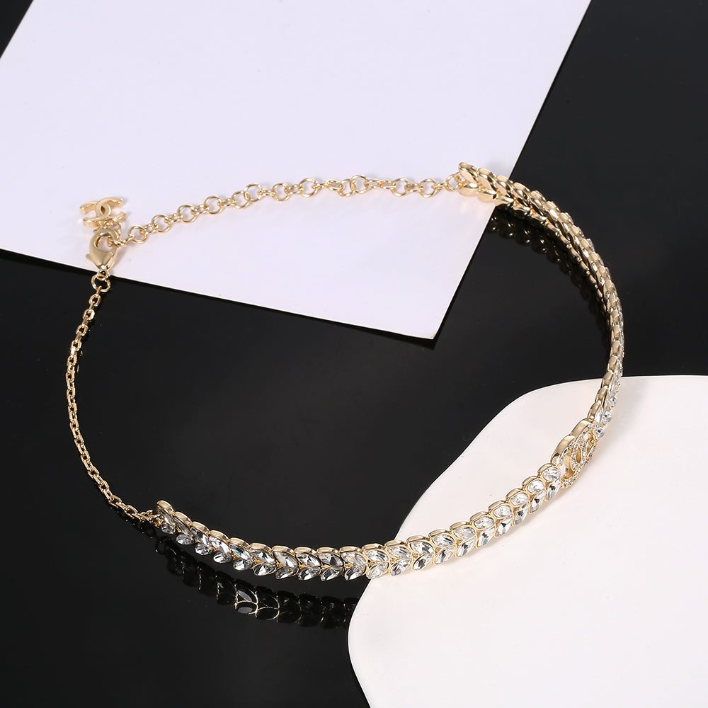 18K Chanel Diamonds Choker Necklace