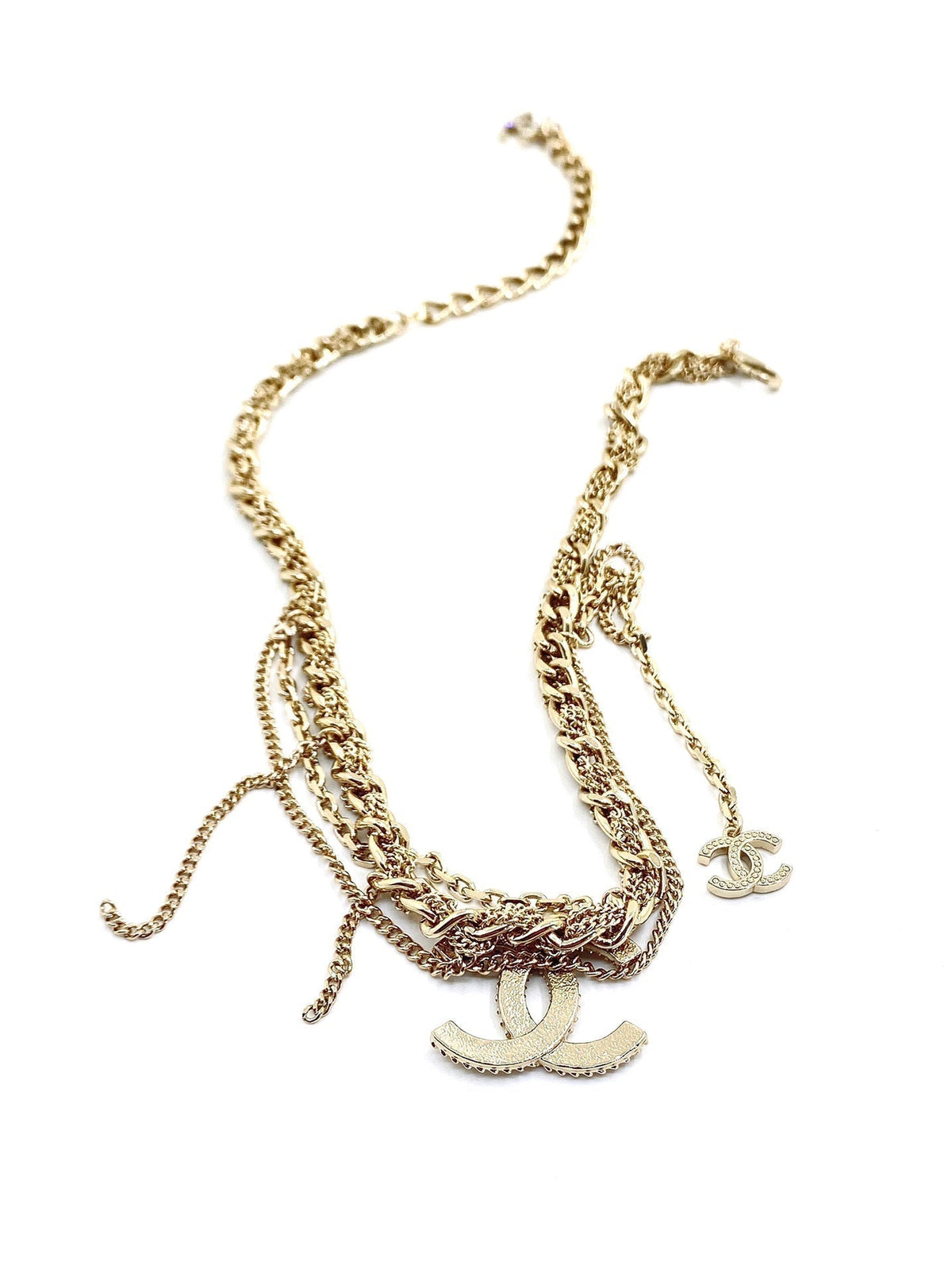 18K Chanel Crystals Choker Necklace