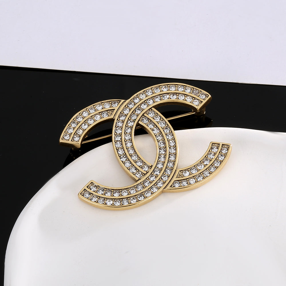 18K Chanel Diamond Brooch