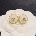 18K Chanel Pearl Vintage Earrings