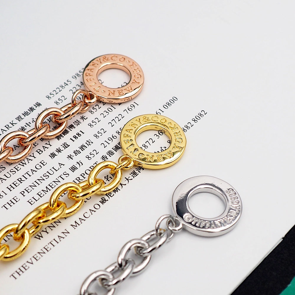 18K Tiffany & Co. Tag Chain Bracelet