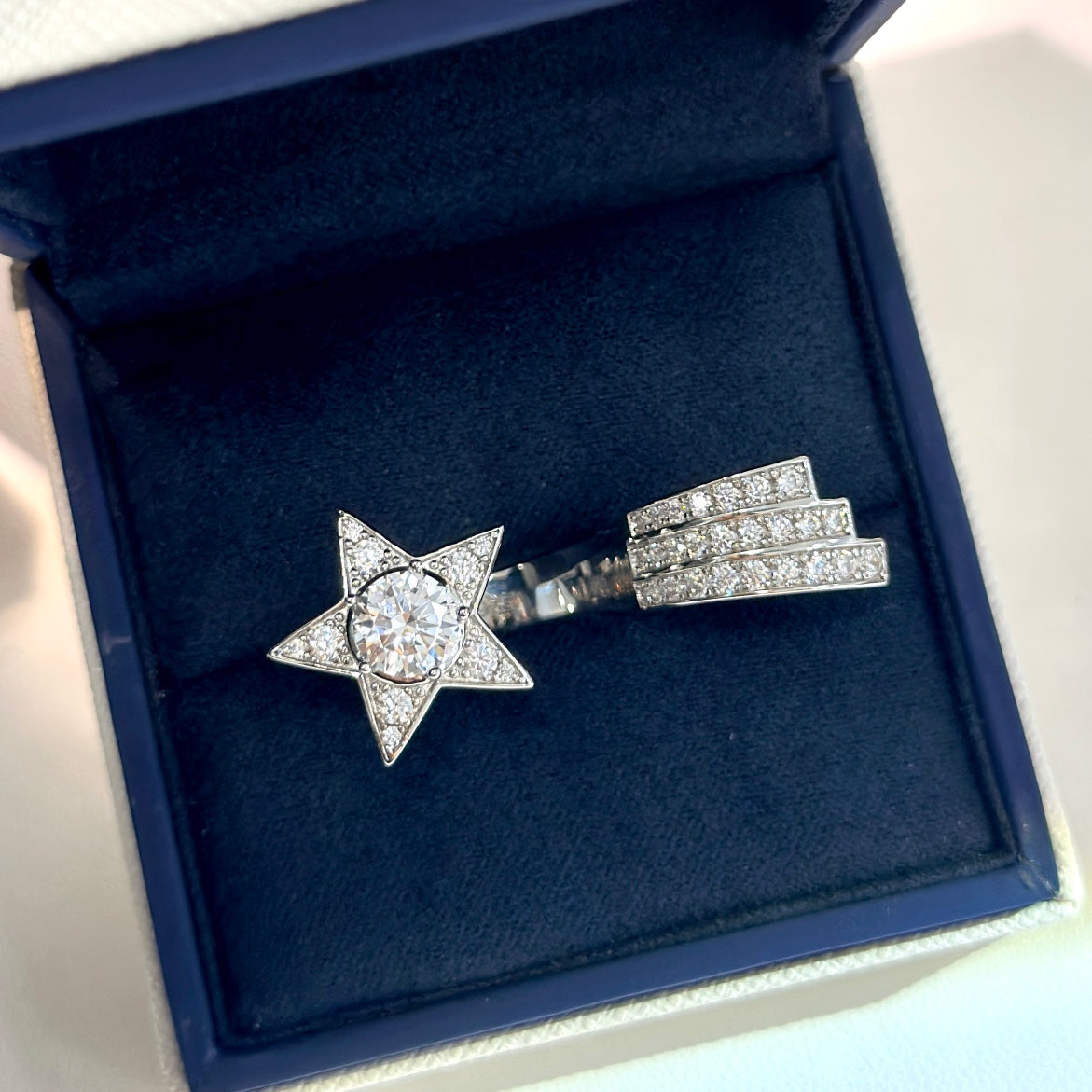 18K Chanel Comete Diamonds Ring