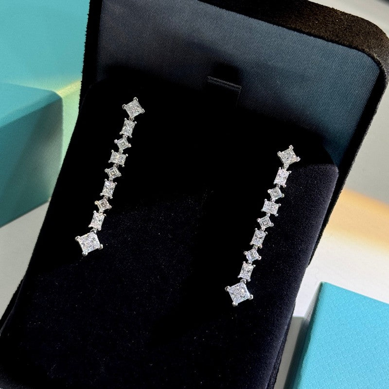 18K Tiffany & Co. Diamond Earrings