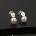 18K Chanel Pearls Earrings