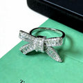18K Tiffany & Co. Bow Diamond Ring