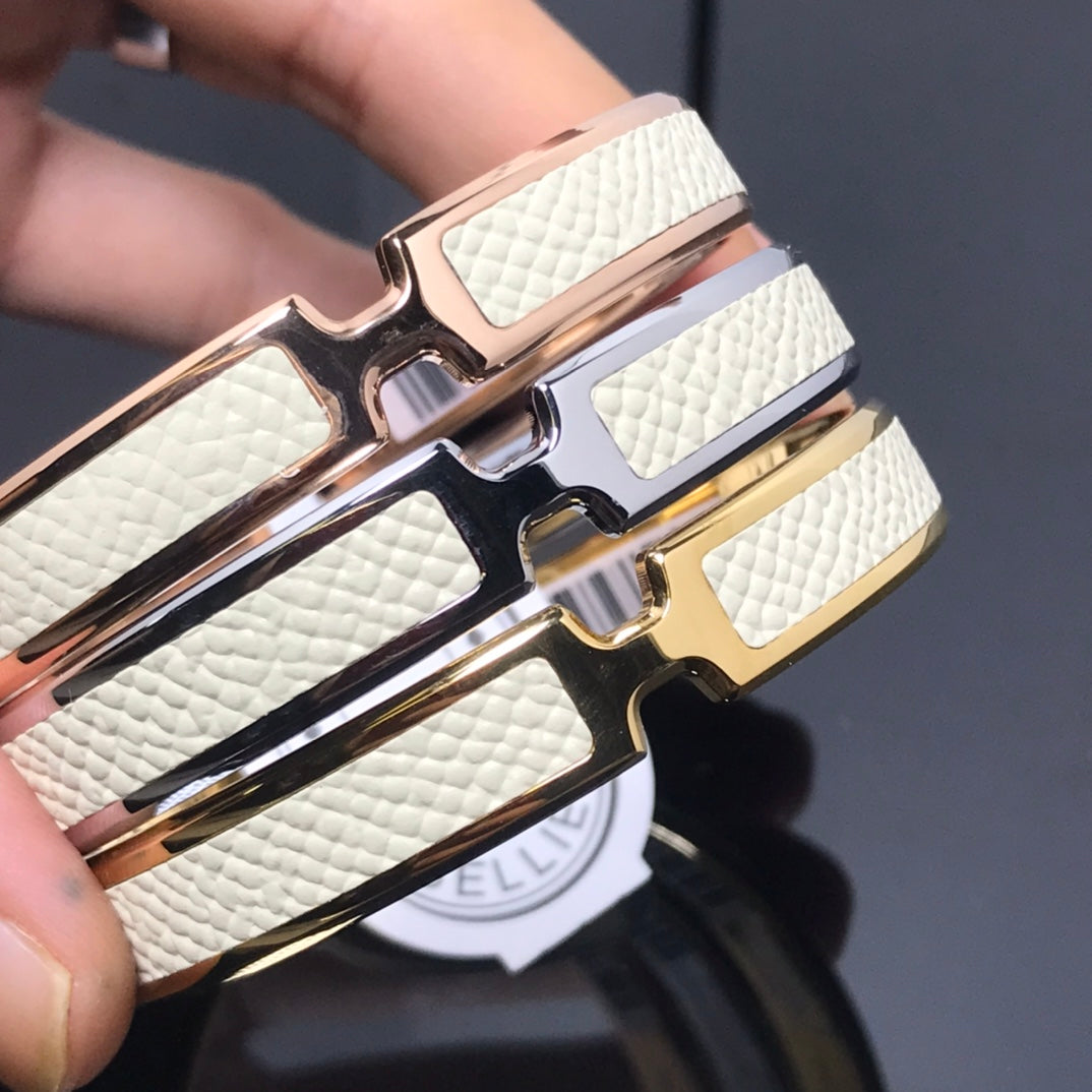 18K Olympe White Hermès Bracelet