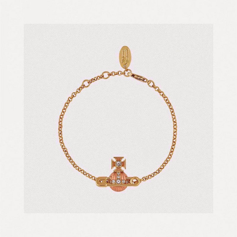 18K Vivienne Westwood Mayfair Bas Relief Pendant Bracelet