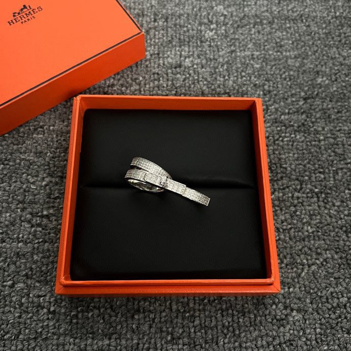 18K Kelly Gavroche Double Hermès Ring